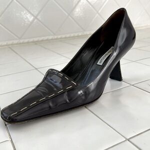 Plum patent Italian Heels